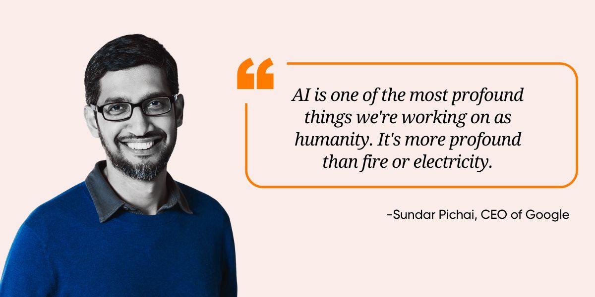 Sundar Pichai on AI being more profound than fire or electricity