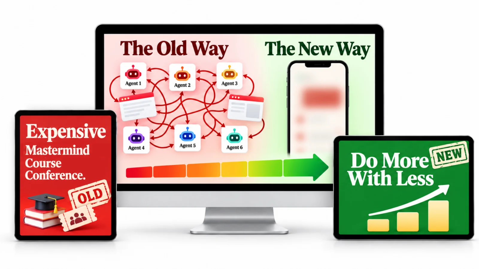 The old way vs the new way